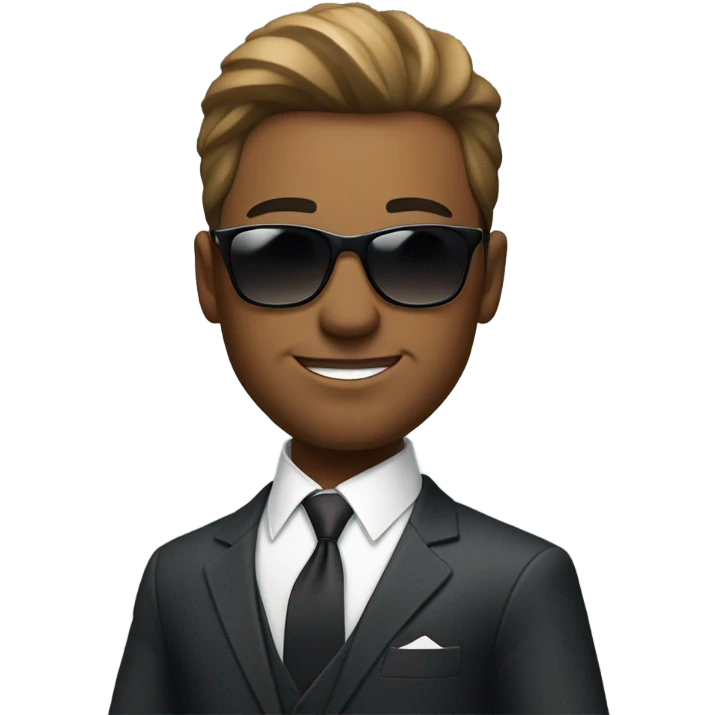 portrait of a stylish man emoji