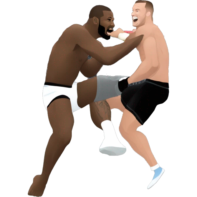 Randy orton dunking on Jon jones emoji
