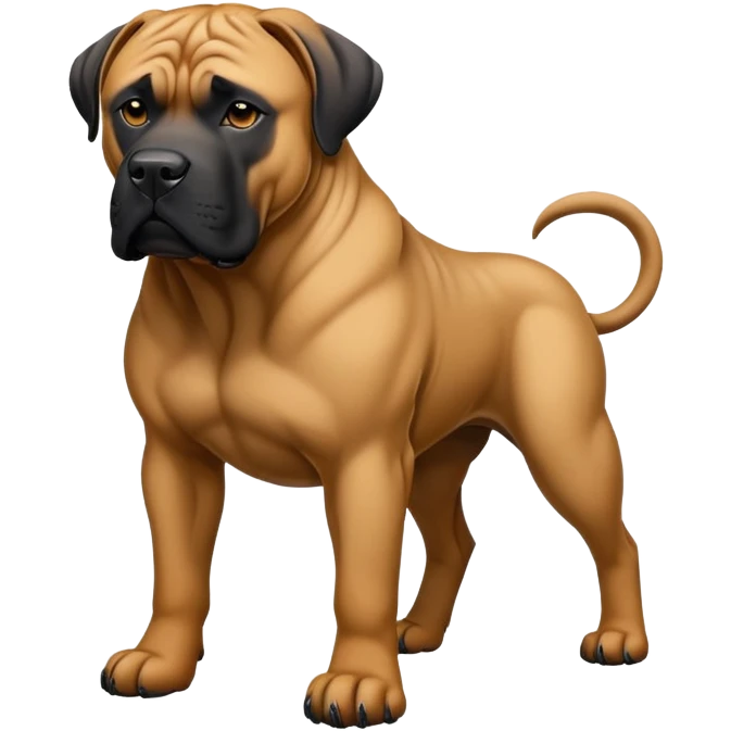 black boerboel emoji