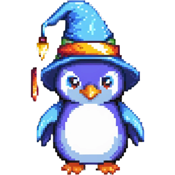 penguin wizard emoji