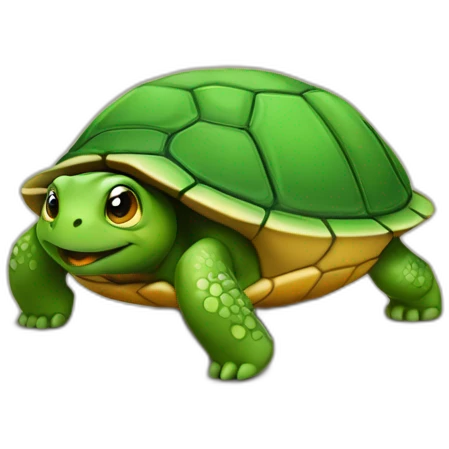 Chat sur tortue emoji