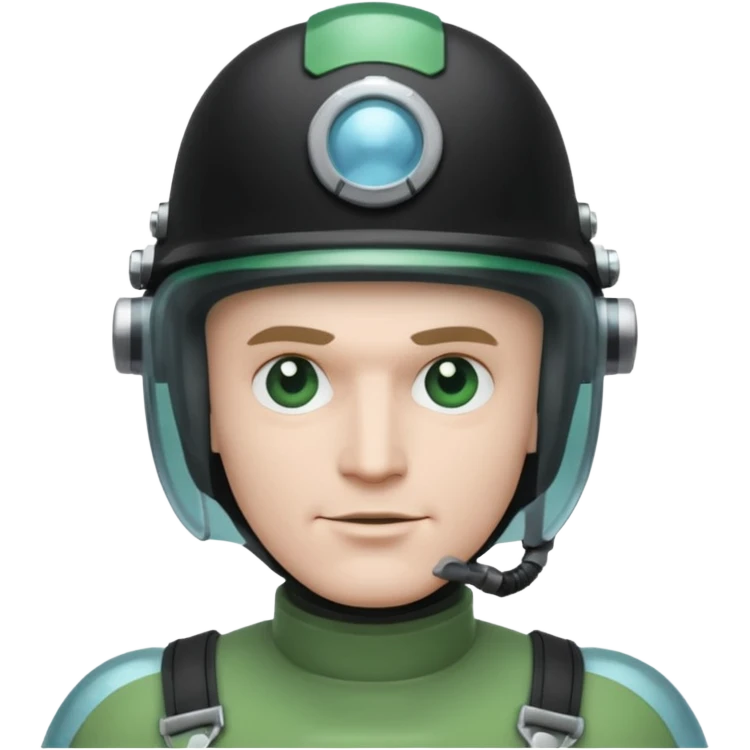 mr freeze with green shirt emoji