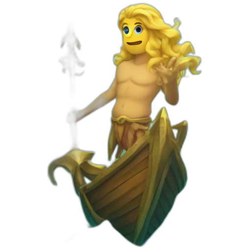 Couplé poseidon sirene emoji
