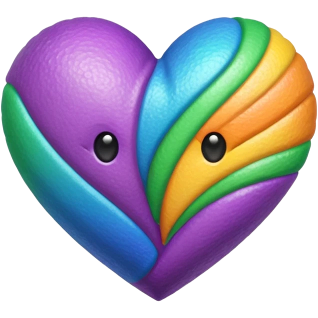 Genderqueer heart emoji  emoji