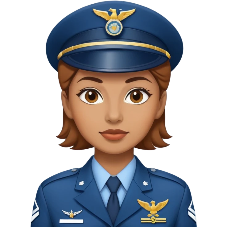 Female Air Force officer emoji