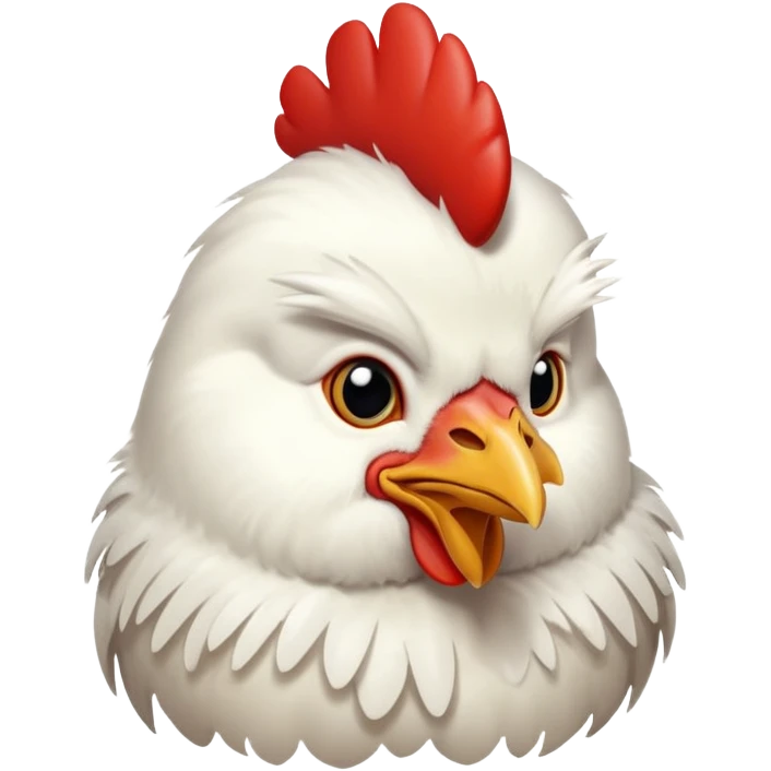 Pollo con beso  emoji