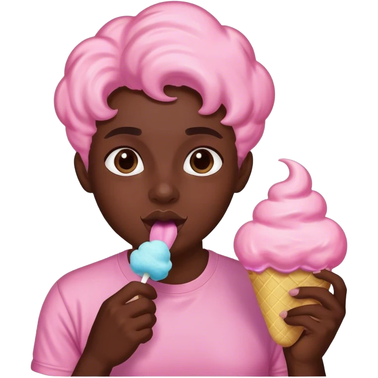 Patel cotton candy emoji