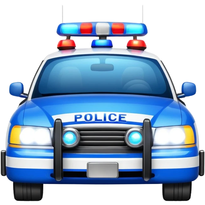 police car emoji