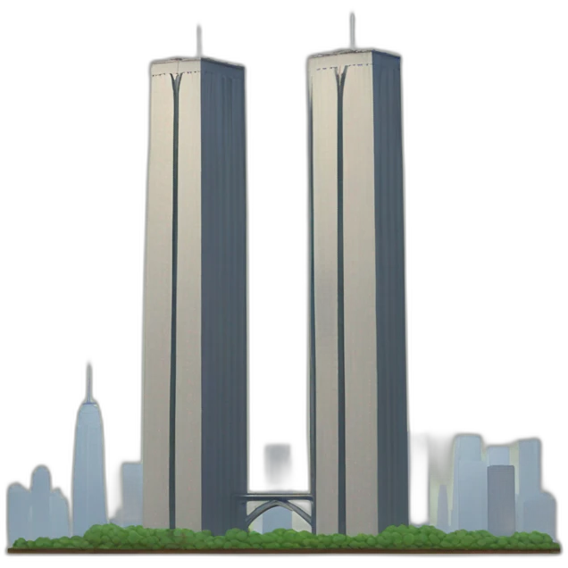 The twin tower emoji