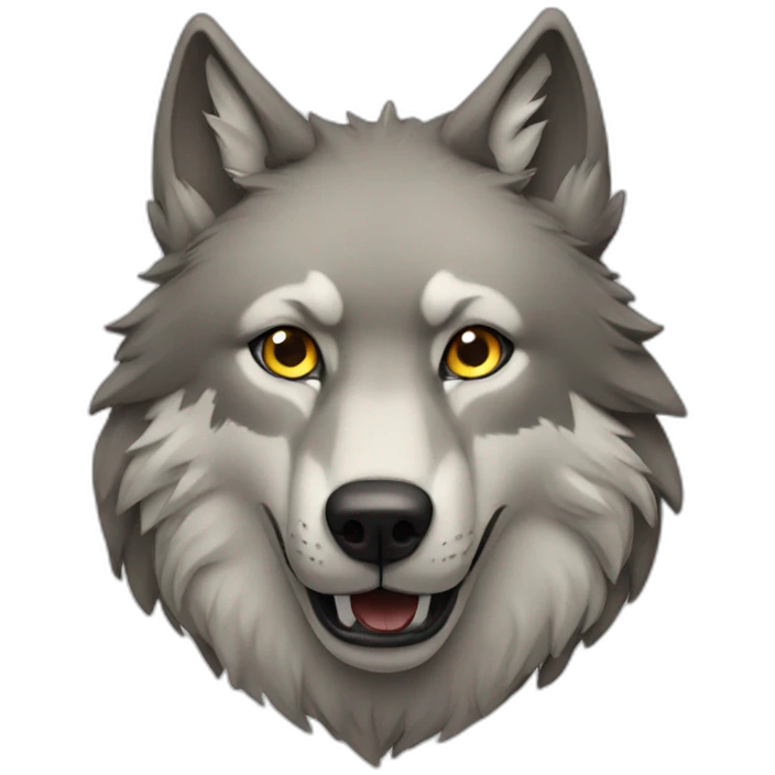 wolf like emoji