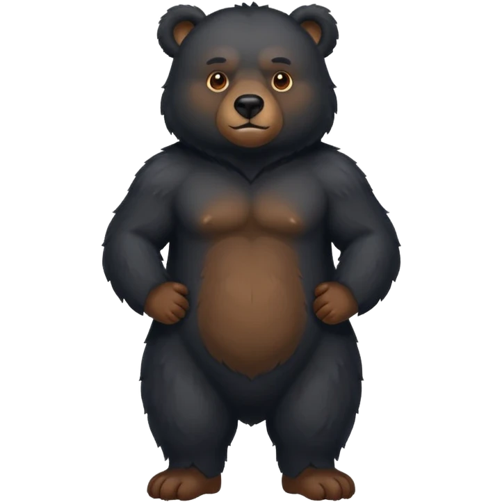black bear emoji