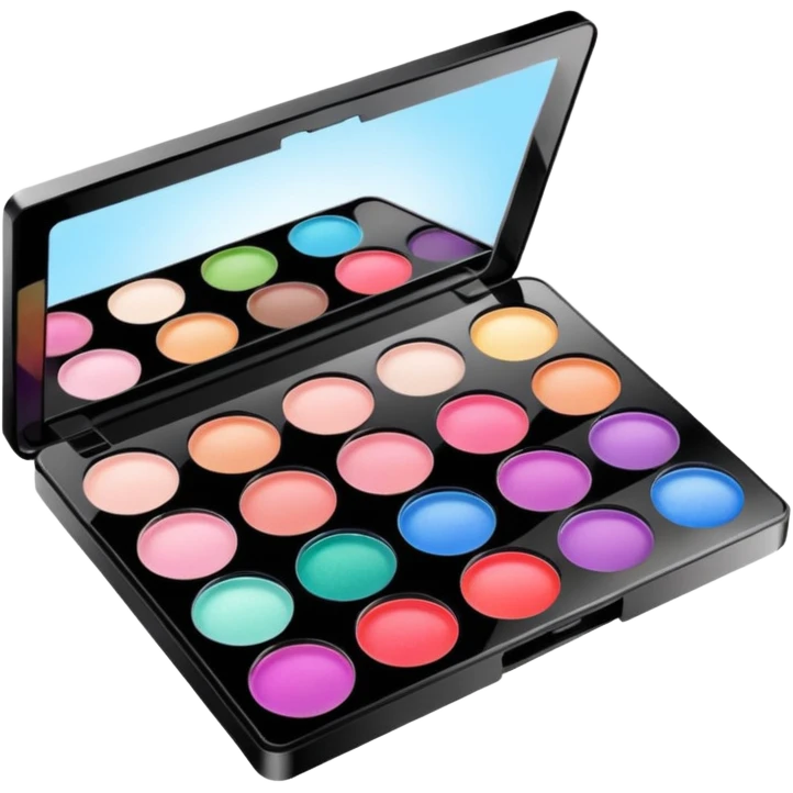 Iridescent makeup palette emoji