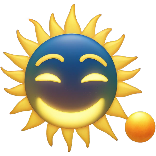 Sun and moon, planets  emoji