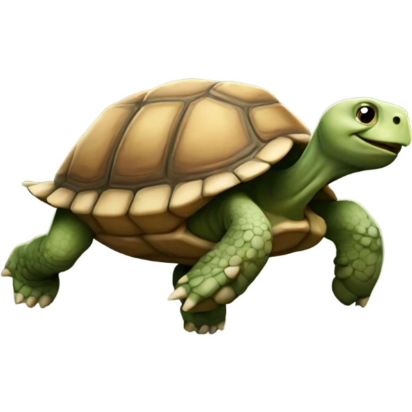 Tortoise running emoji