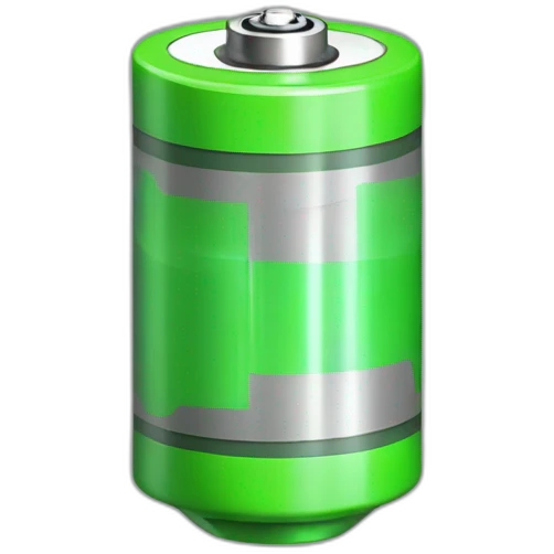 Energiser battery on simple background emoji