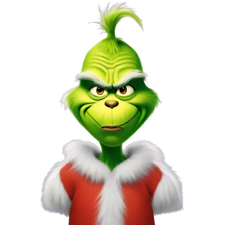 The grinch emoji