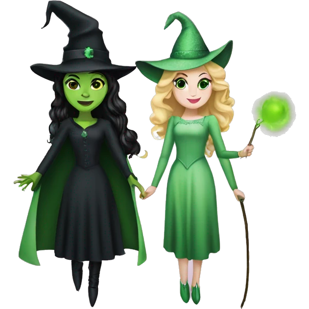 elphaba and glinda emoji