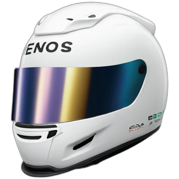Lewis Hamilton formula one helmet emoji