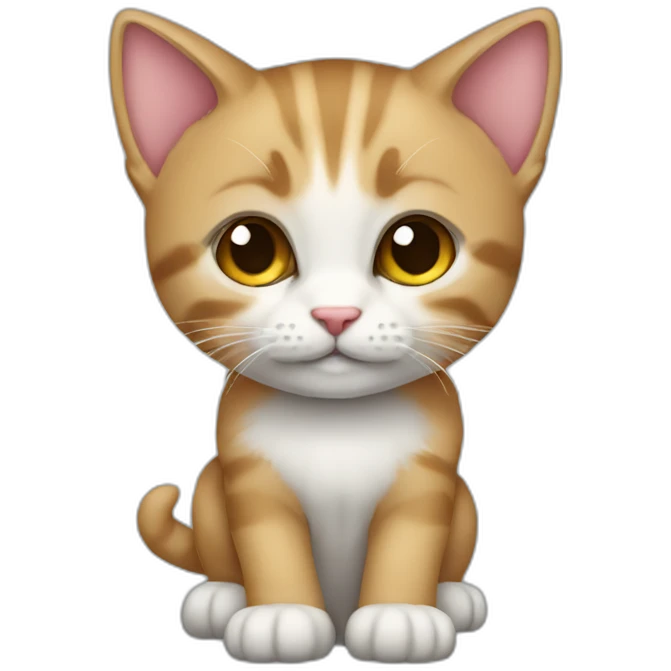 A Kitten software engineer emoji