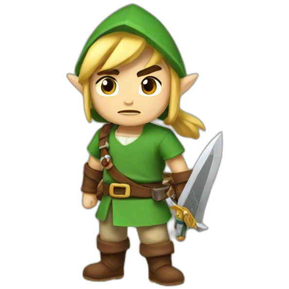 link the game character emoji