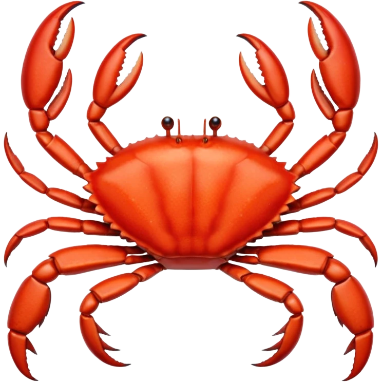 crab legs, minimal, simple, clear emoji