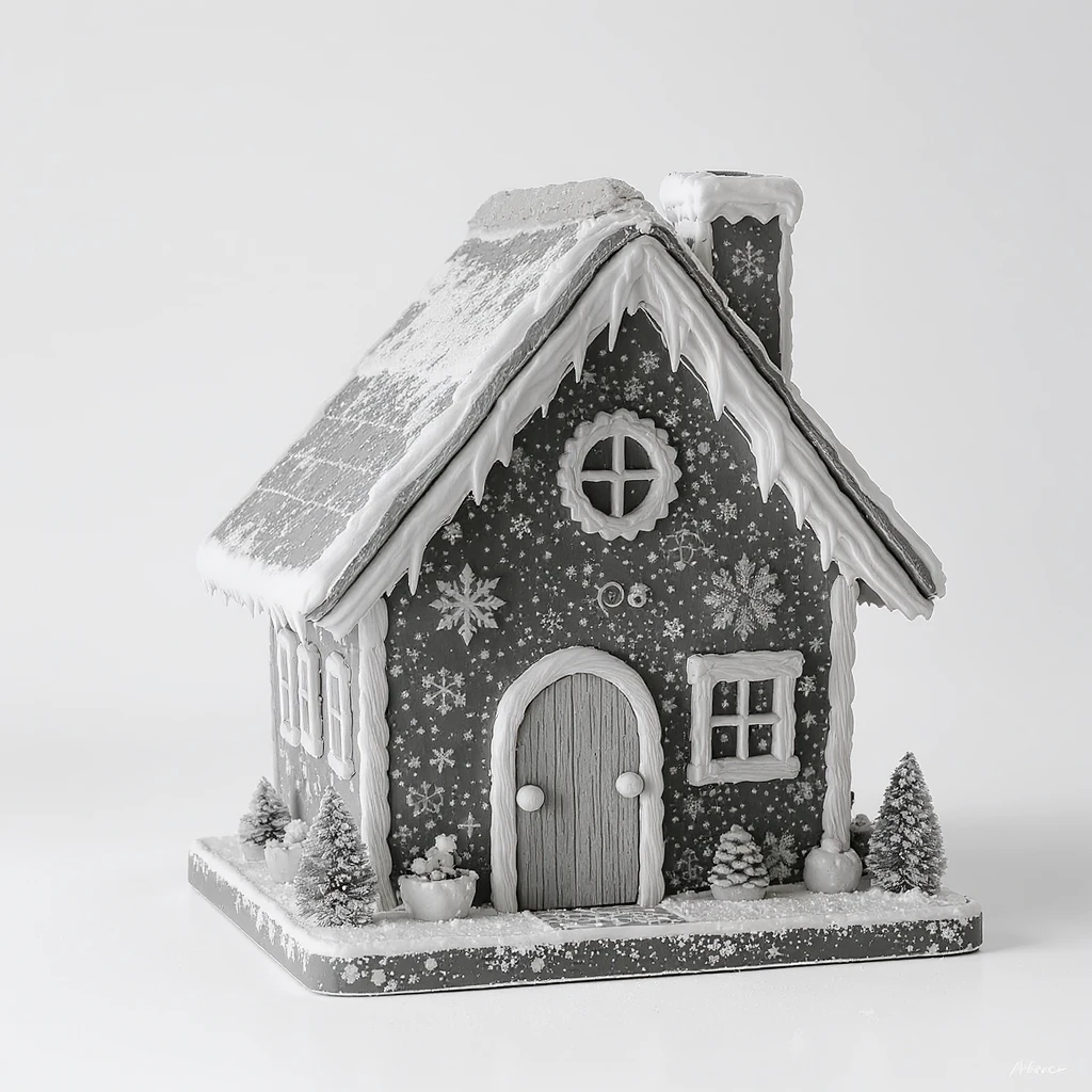gingerbread house emoji