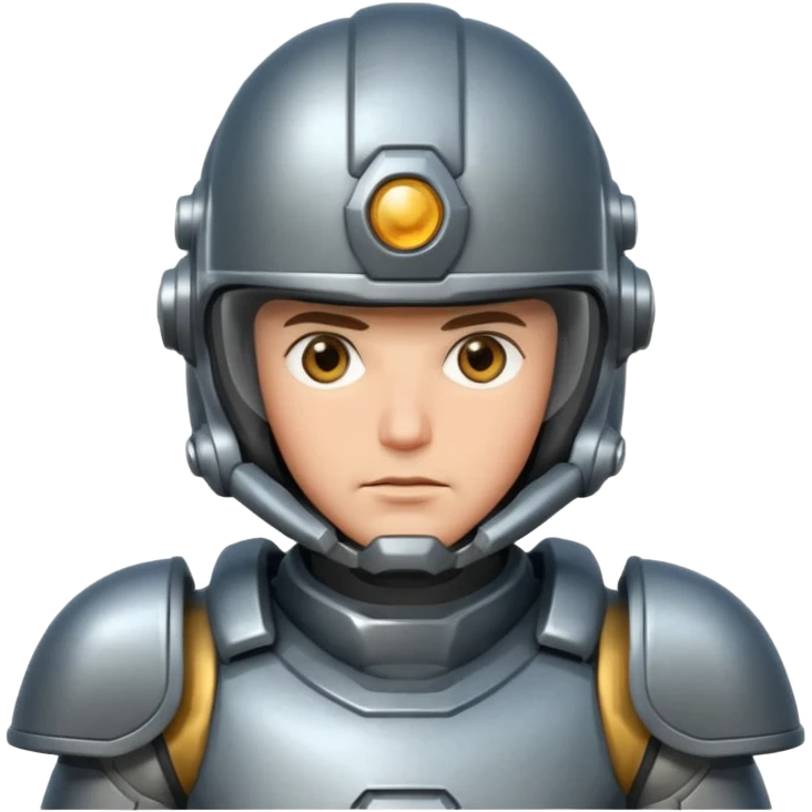 A giant mecha pilot emoji