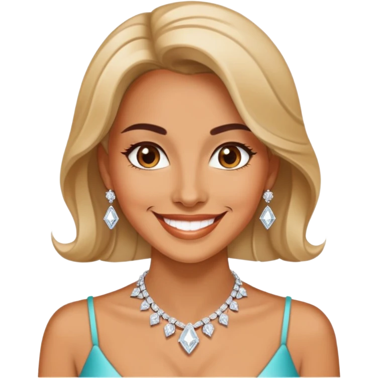 Rich woman  emoji
