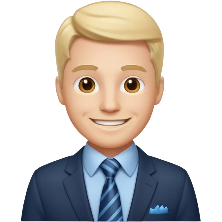 AN UNCLE with a tie in business clothes emoji
