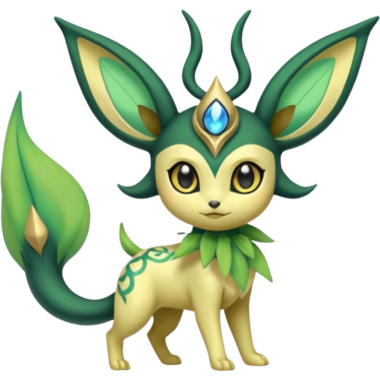 Amaura-Celebi-Umbreon-Leafeon-fusion emoji