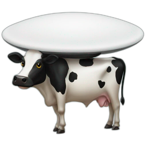 ufo cow emoji