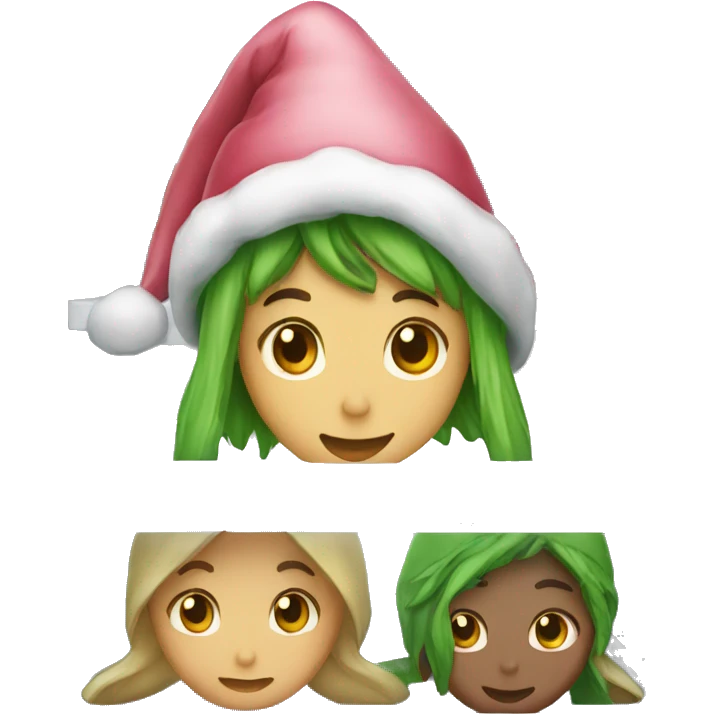 a hood of elves in a refrigerator emoji