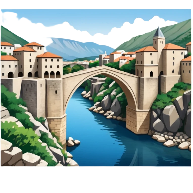 Mostar bridge emoji
