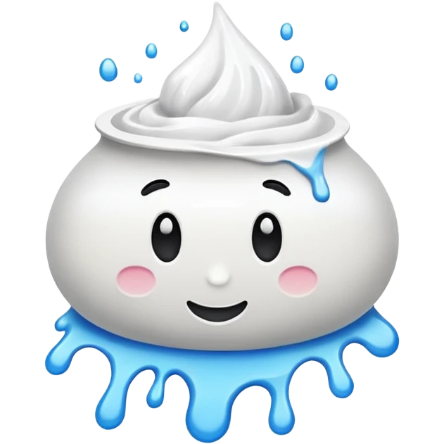 white splash emoji