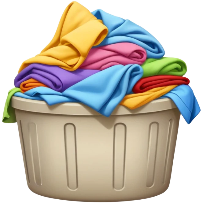 Mountain of laundry emoji