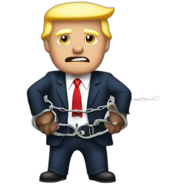 trump-in-handcuffs emoji
