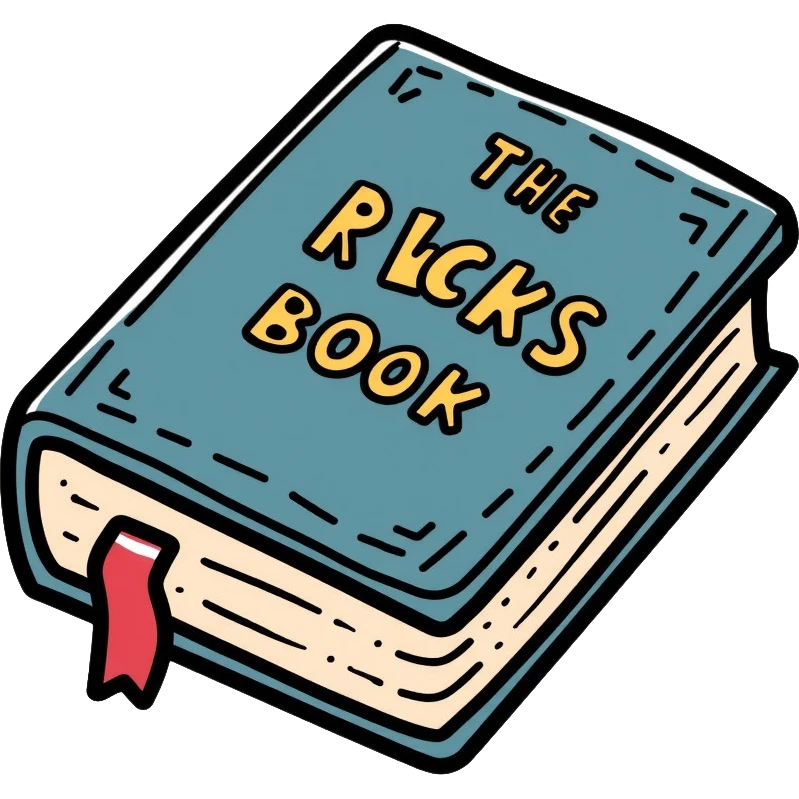 large encyclopedia book with gold lettering emoji
