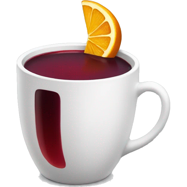 Mulled wine in cup emoji