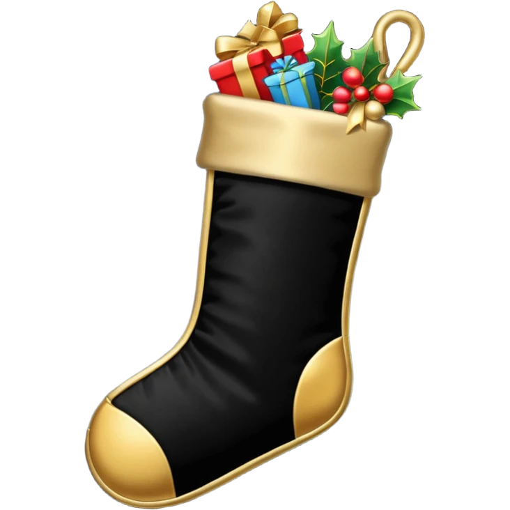 black noel christmas emoji