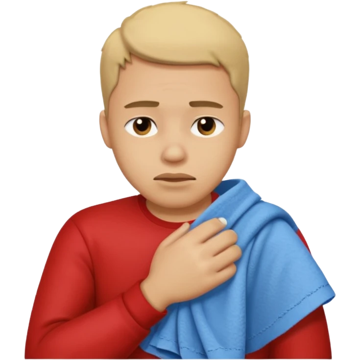 Emoji of a guy wiping off his shoulder emoji