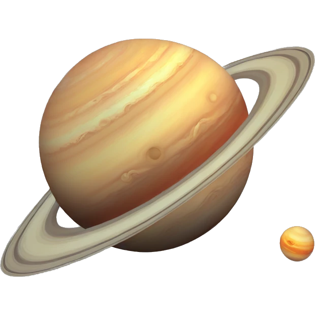 Corazón de Saturno  emoji