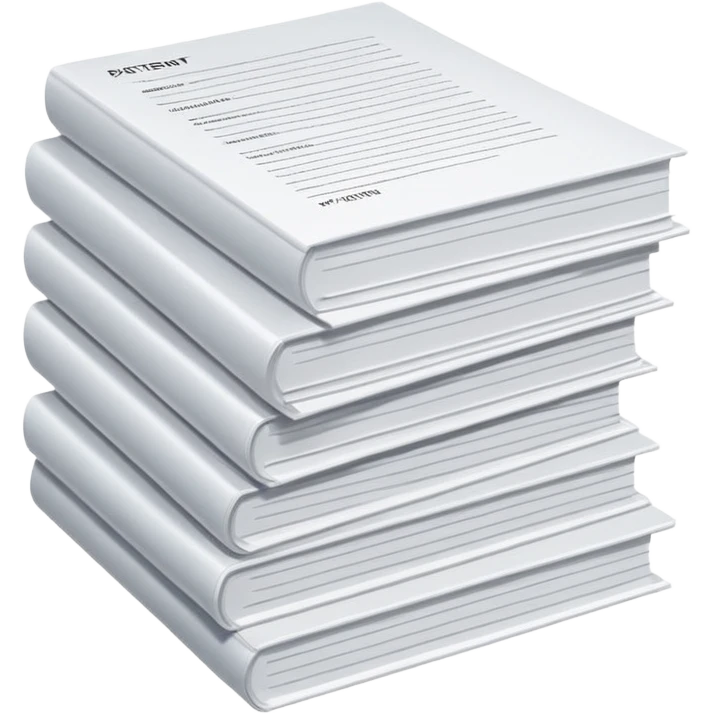 big Pile of patent papers emoji