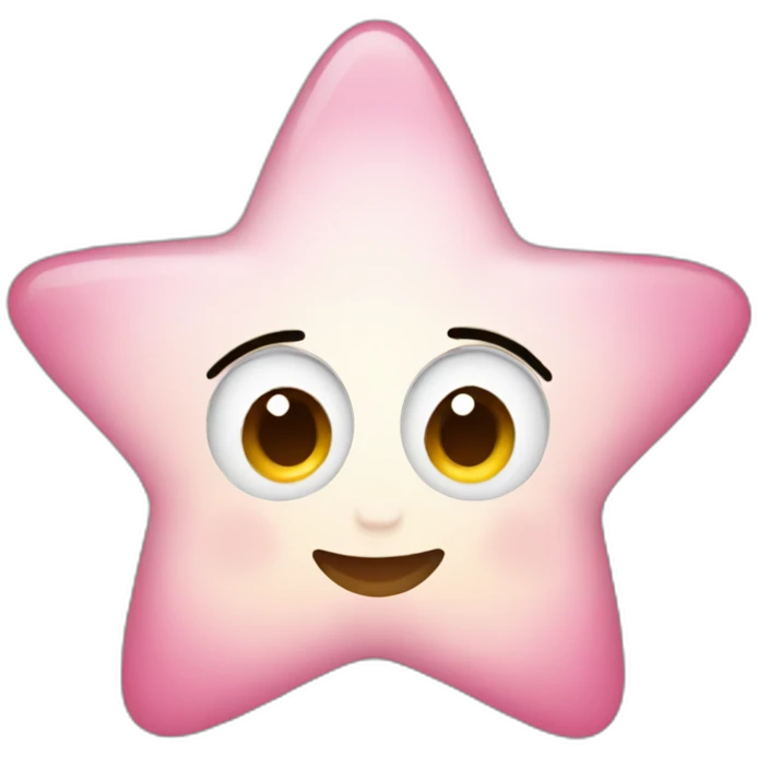 adorable star emoji