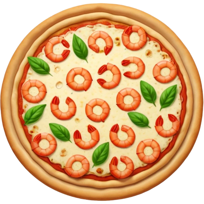 Prawn pizza emoji
