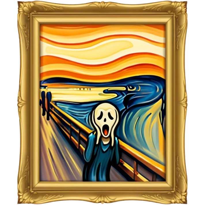 Scream movie emoji