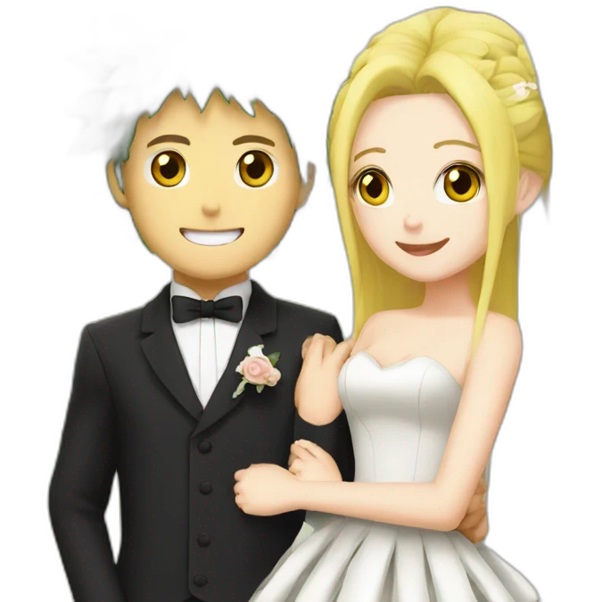 Naruto wedding emoji