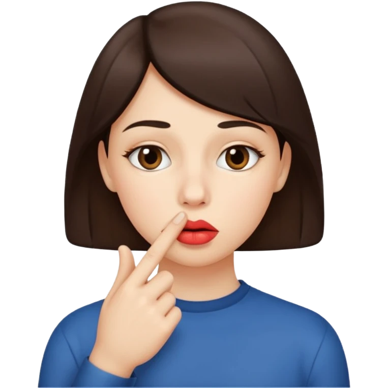 add-a-finger-in-front-of-the-pursed-lips-to-clearly-show-the-shushing-gesture emoji