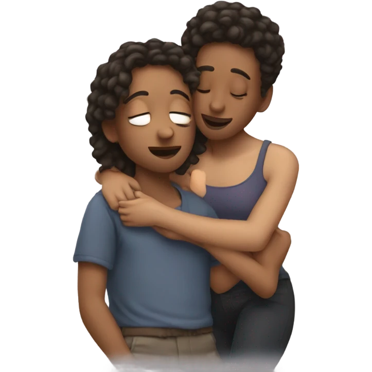 three people kissing  emoji