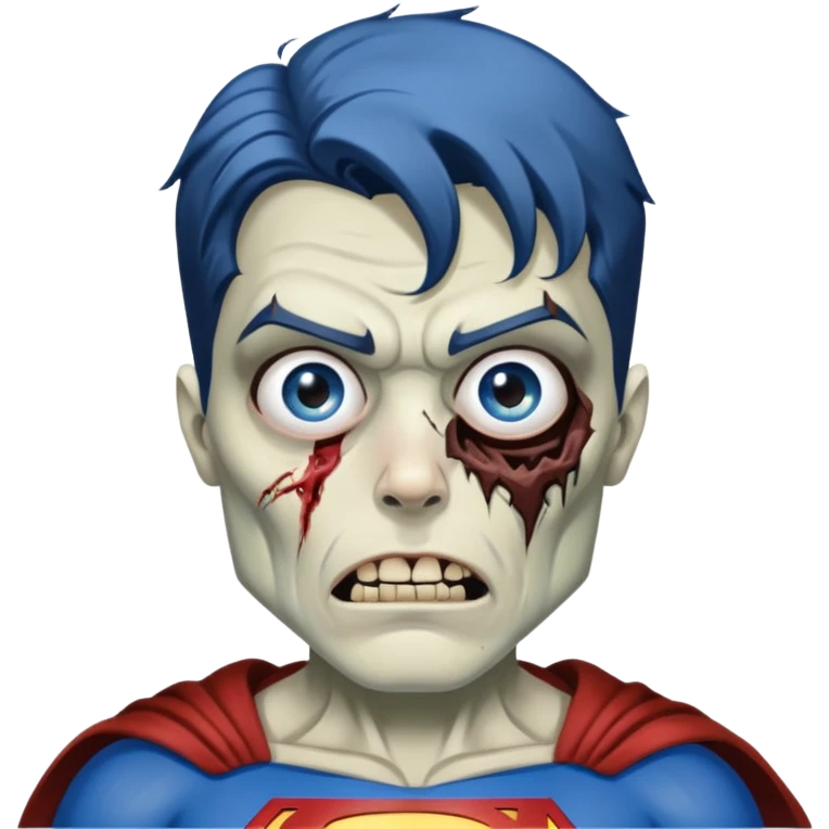 bizarro superman zombie emoji