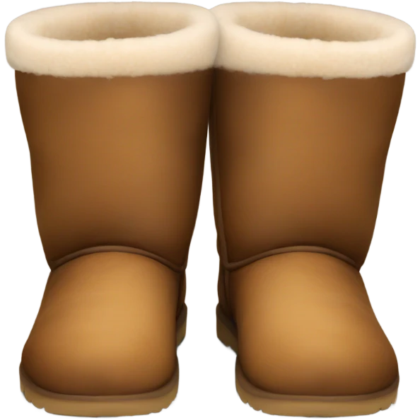 soft brown short uggs emoji